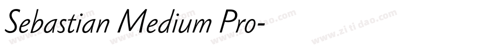 Sebastian Medium Pro字体转换